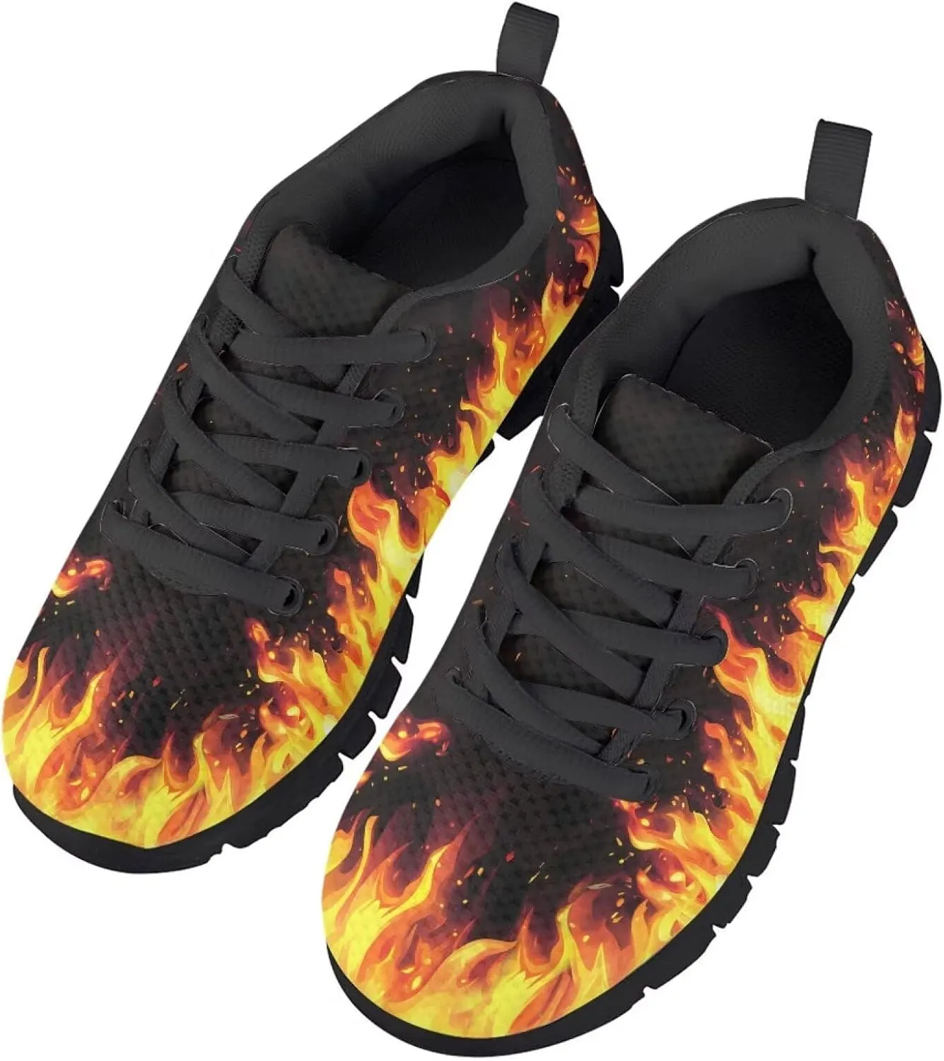 Biyejit Boys Girls Casual Shoes Kids Tennis Running Sports Lace Up Athletic Sneakers