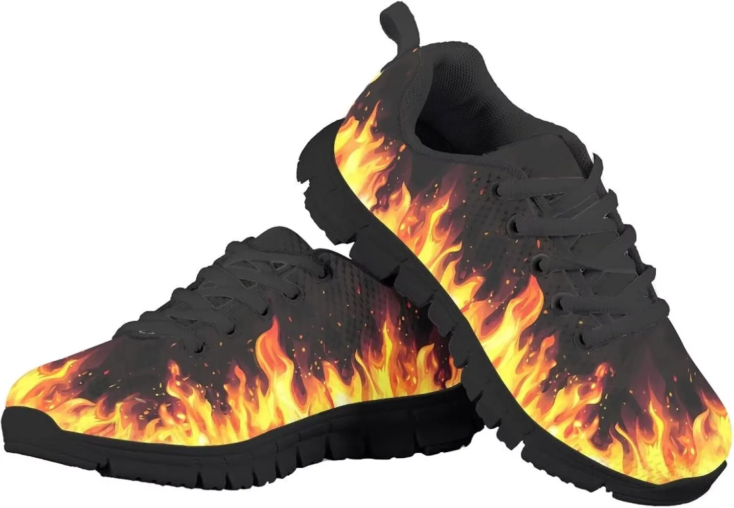 Biyejit Boys Girls Casual Shoes Kids Tennis Running Sports Lace Up Athletic Sneakers