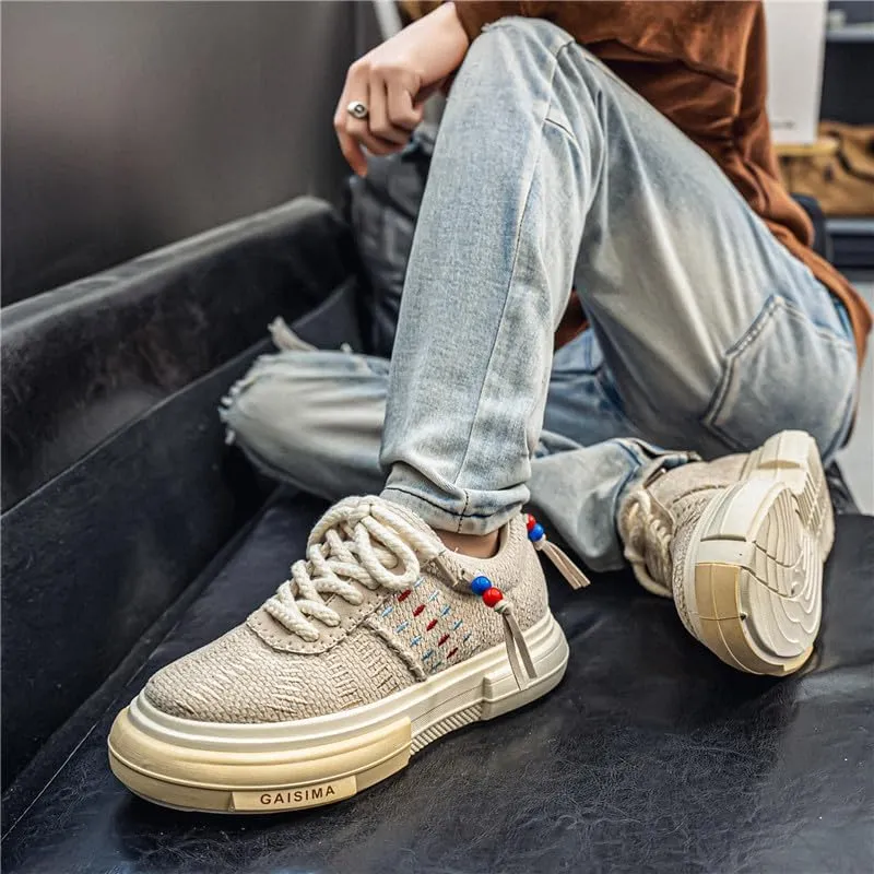 Canvas Summer New Breathable Casual Versatile Linen Niche Original Ethnic Style Sports Shoes