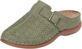 Clogs for Women Mules Shoes Summer Hollow Closed Toe Orthopedic Arch Support Sandals Comfortable Slip on Slippers