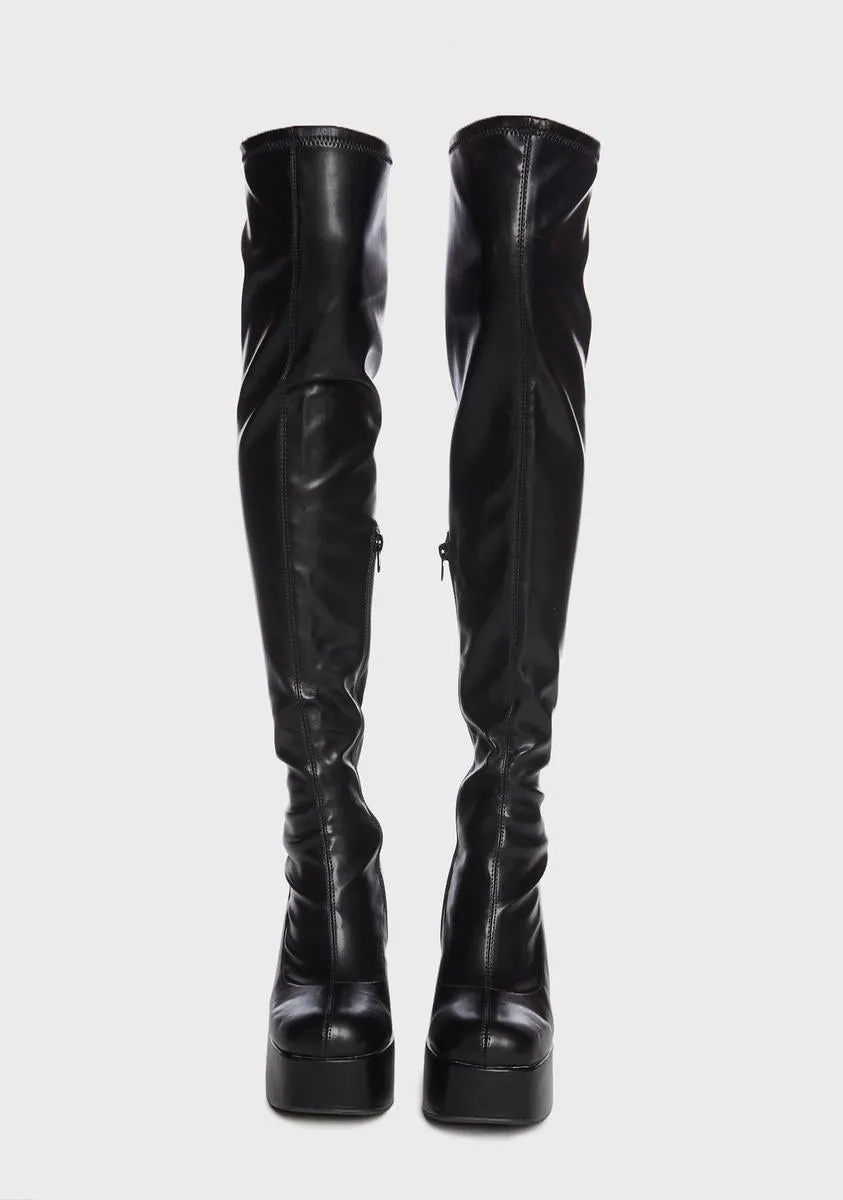 Favorable Harmony Thigh High Boots