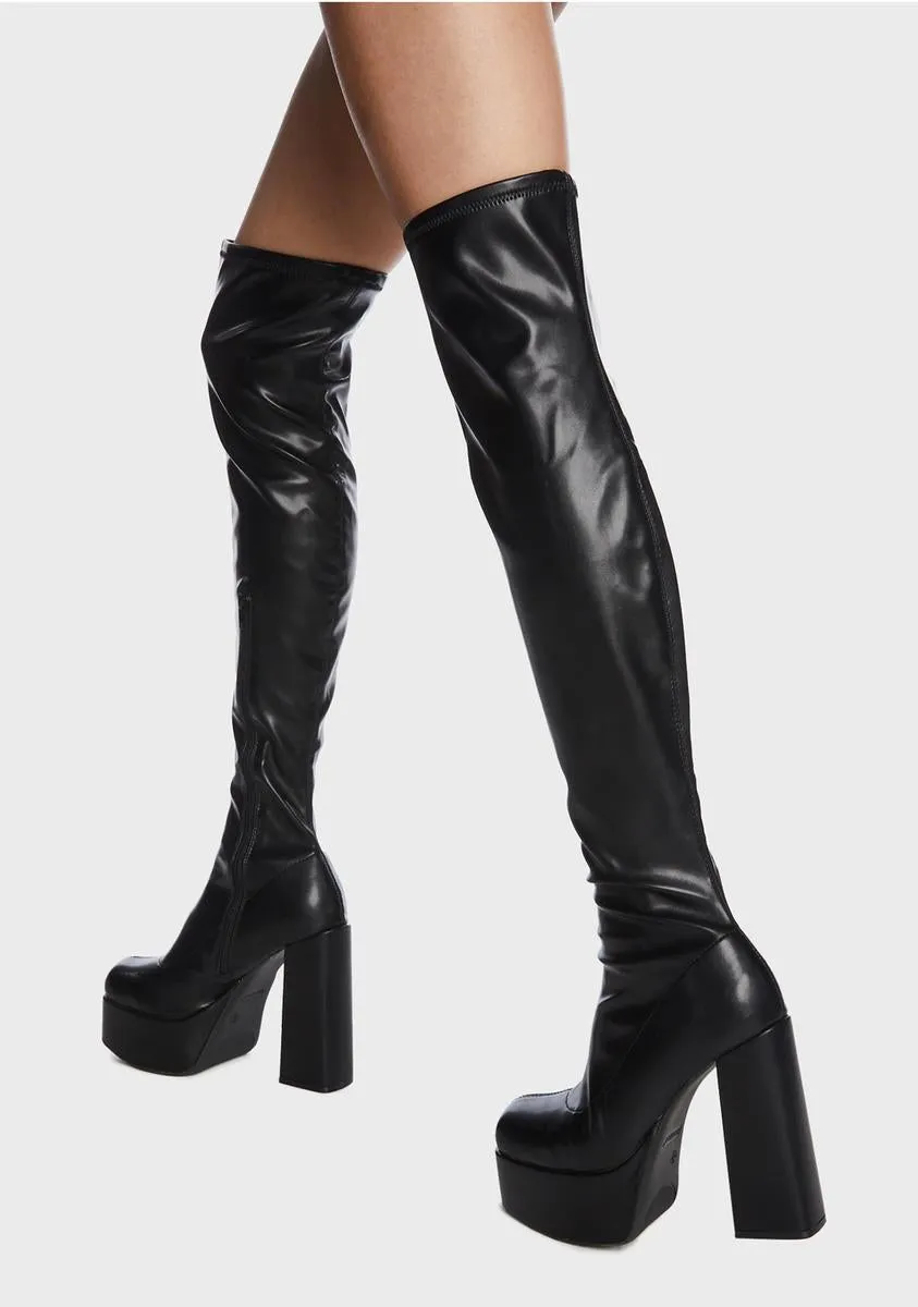 Favorable Harmony Thigh High Boots