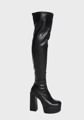 Favorable Harmony Thigh High Boots