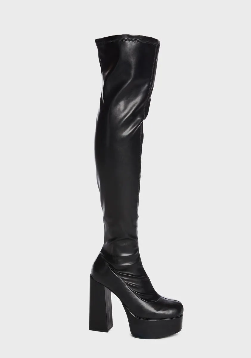 Favorable Harmony Thigh High Boots