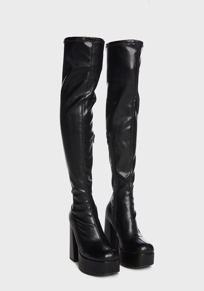 Favorable Harmony Thigh High Boots
