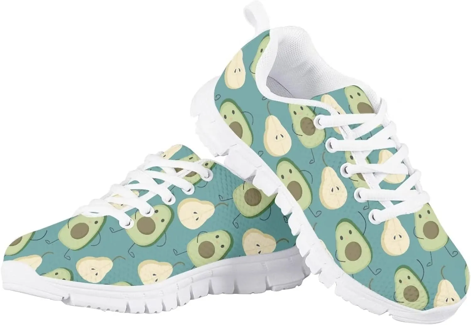 GIFTPUZZ Kids Running Shoes Casual Mesh Breathable Walking Hiking Sports Sneakers Platform Flats