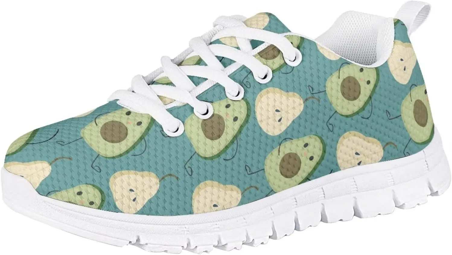 GIFTPUZZ Kids Running Shoes Casual Mesh Breathable Walking Hiking Sports Sneakers Platform Flats