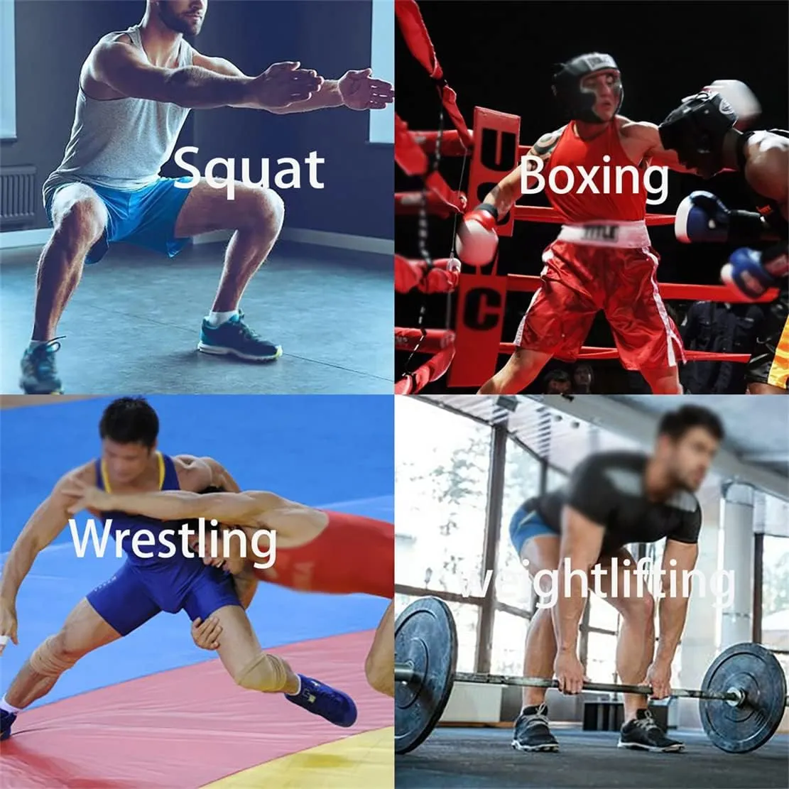 Kids Boxing Shoes, Lightweight Wrestling Gym Trainers Casual Non Slipfighting Sneakers Casual Breathable Sparring Sports Shoe