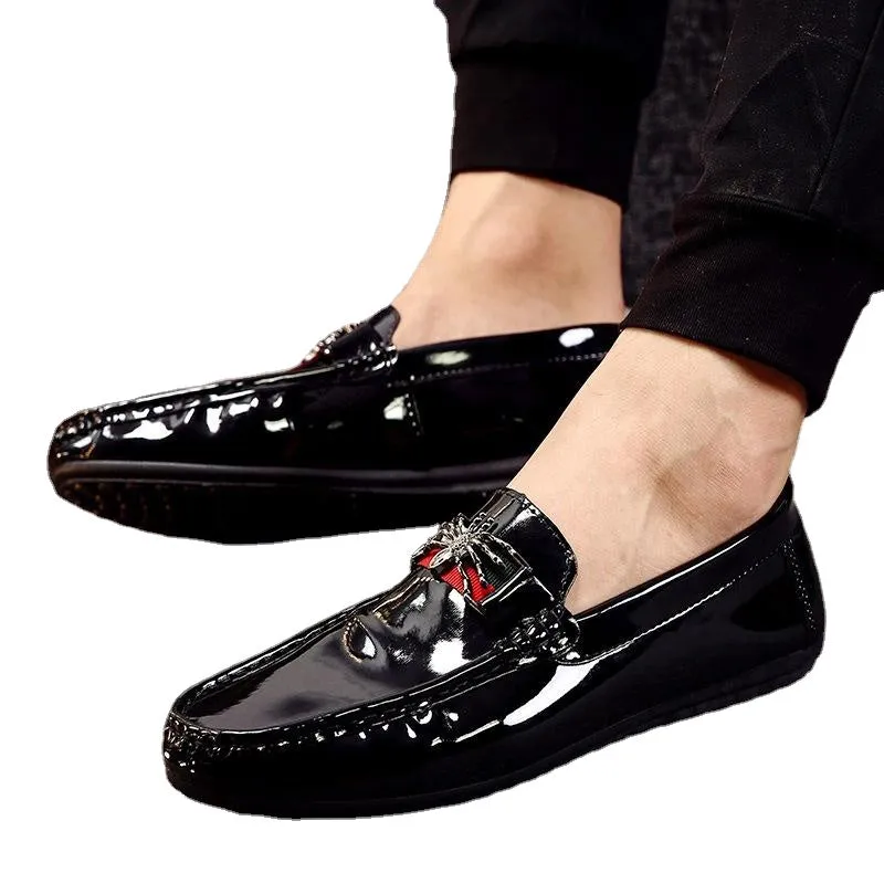 men's shoes low helper feet lazy people driving shoes 2025