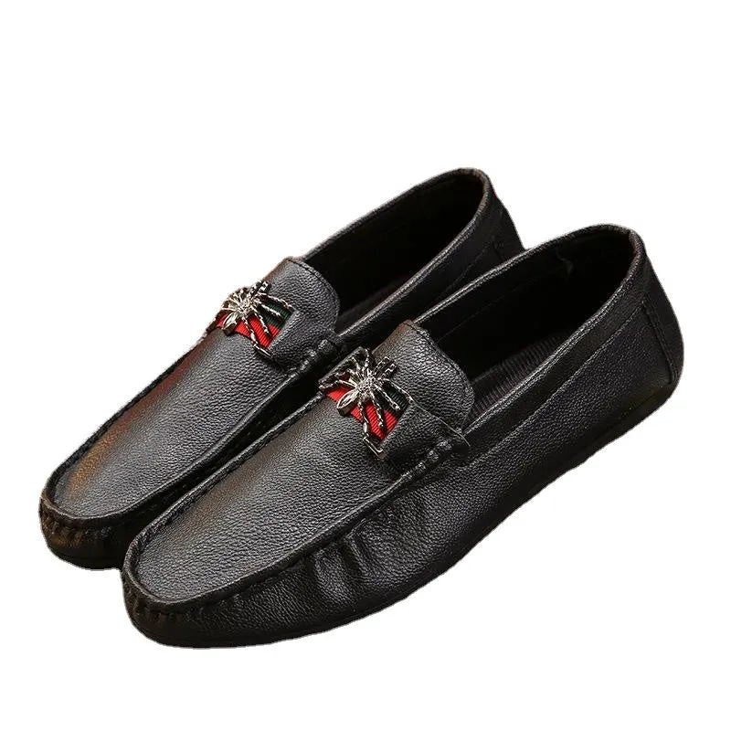 men's shoes low helper feet lazy people driving shoes 2025