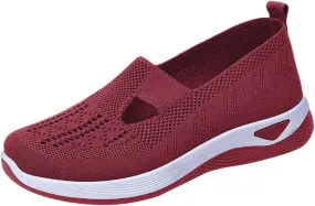 Orthopedic Shoes for Women 2025 New Women's Woven Womens Tennis Shoes Winter Ladies Shoes Casual Women's Fashion Sneakers Slip On Tennis Shoe Trainers Shoe
