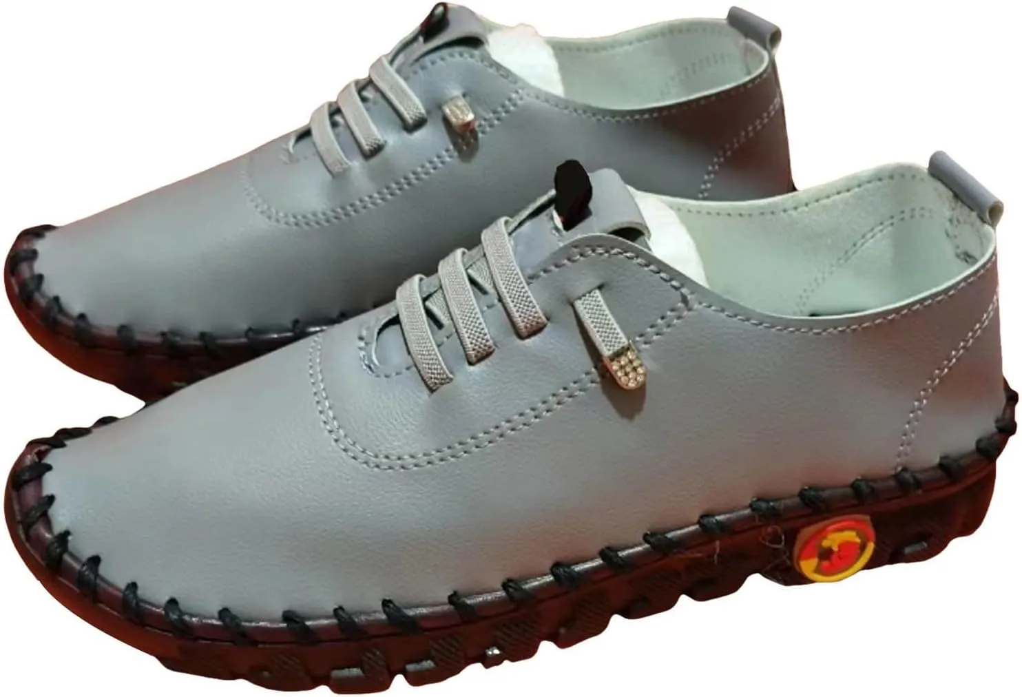 Walking Shoes Women Leather Sneakers for Women Sports Workout Gym Shoes for Running Women's Slip on Shoes