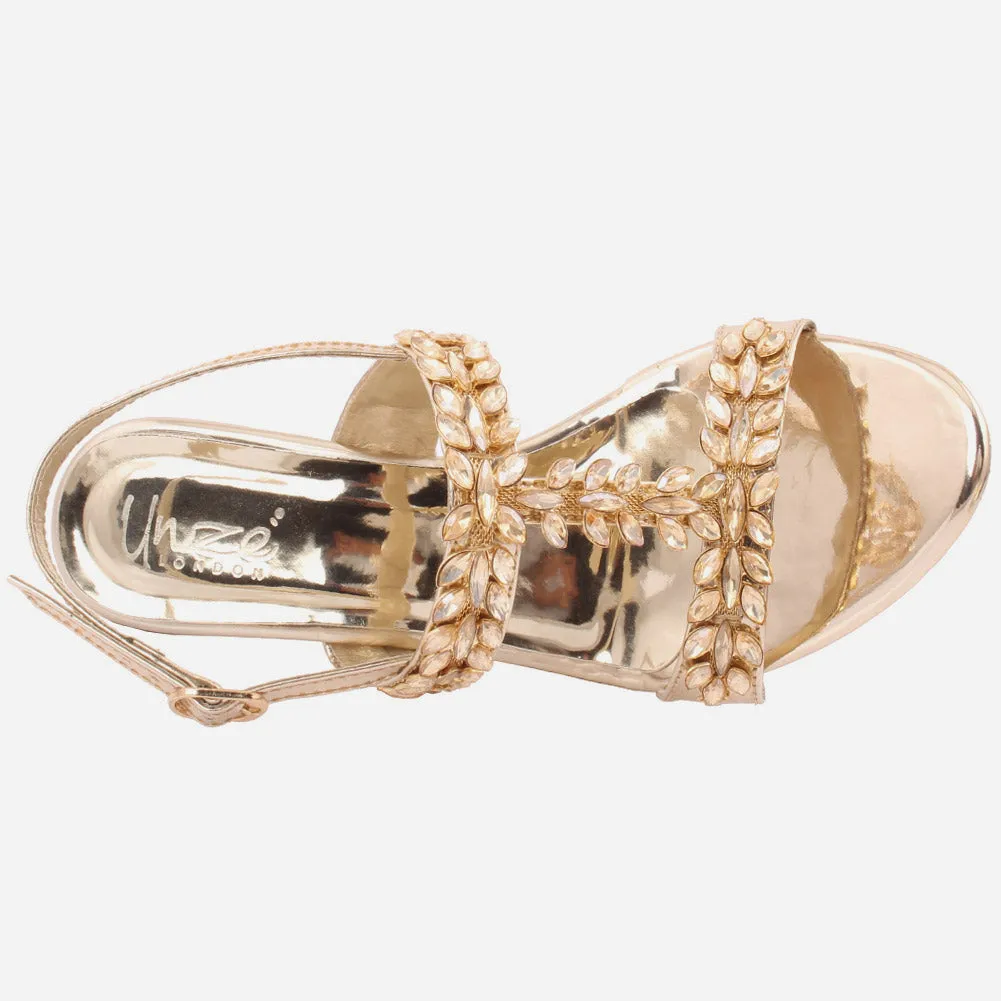 Women "Chole" High Heel Evening Sandals