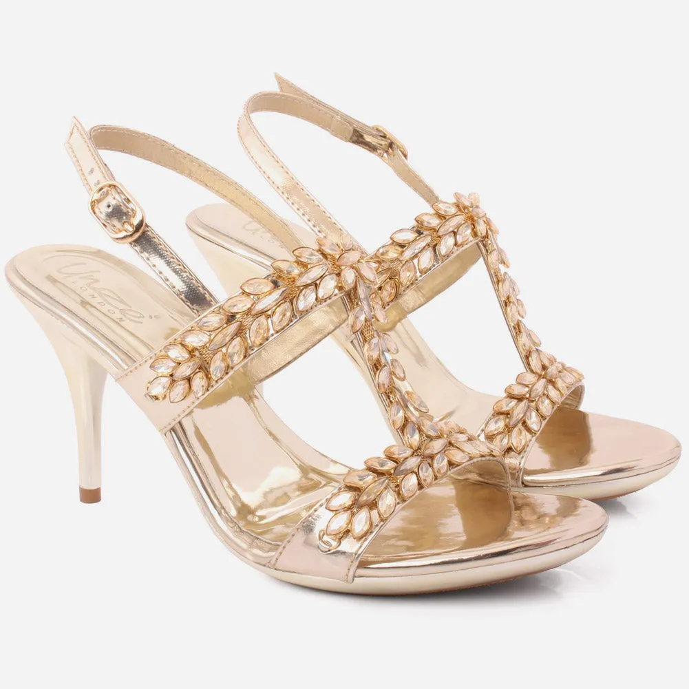 Women "Chole" High Heel Evening Sandals
