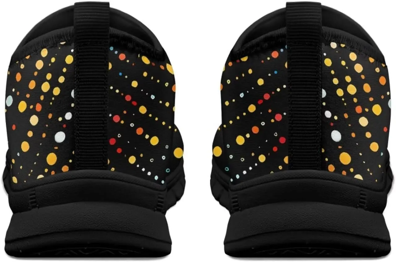 Women Sports Air Running Sneakers Lightweight Slide-in Casual Walking Shoes（Black Sole）